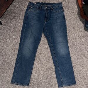 Levi's Straight Fit Denim Jeans - Dark Blue